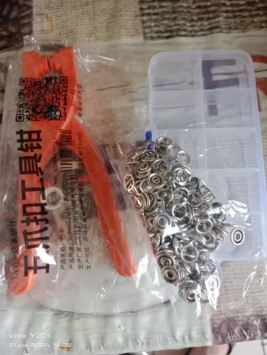 Snap button kit photo review