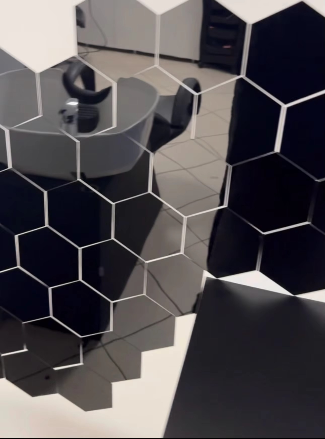 Hexagon wall stickers photo review