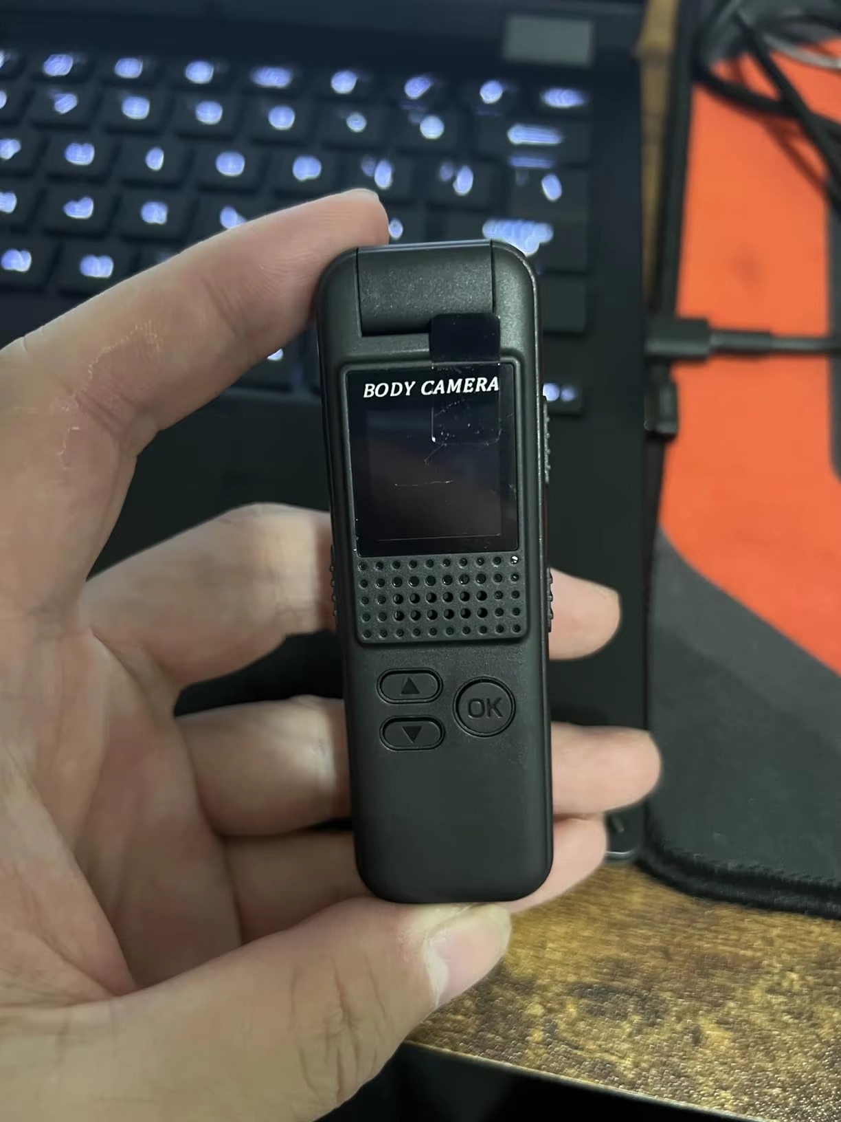 Mini body camera photo review
