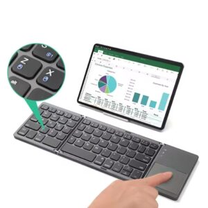 Foldable bluetooth keyboard
