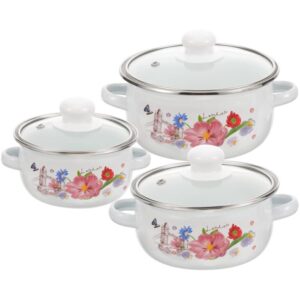 Enamel stew set