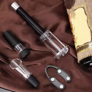 Air pump wine opener