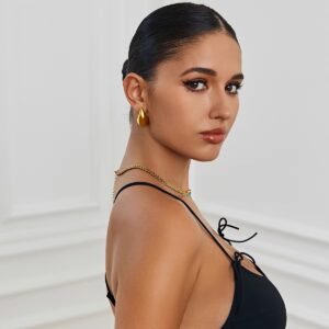 Pear drop earrings