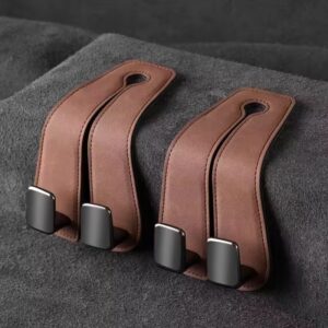 Suede car hook