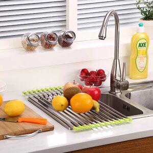 Sink drain rack