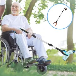 Foldable grabber tool