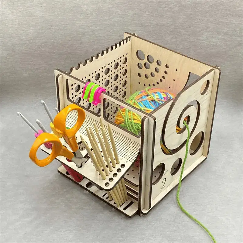 All-in-one knitting tool