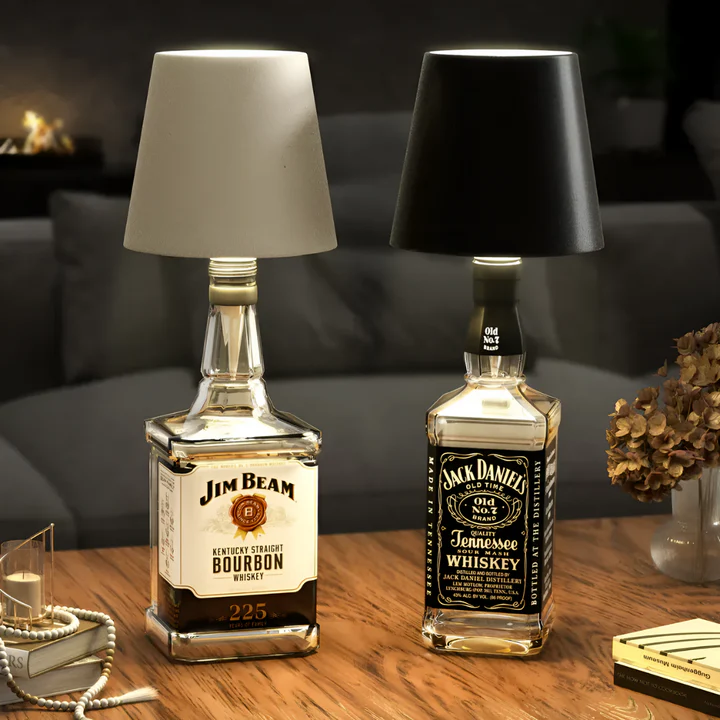 Wireless bottle lamp