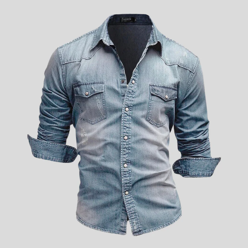 Modern denim shirt