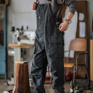 Men's canvas overalls
