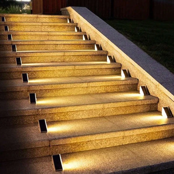 Solar stair lights