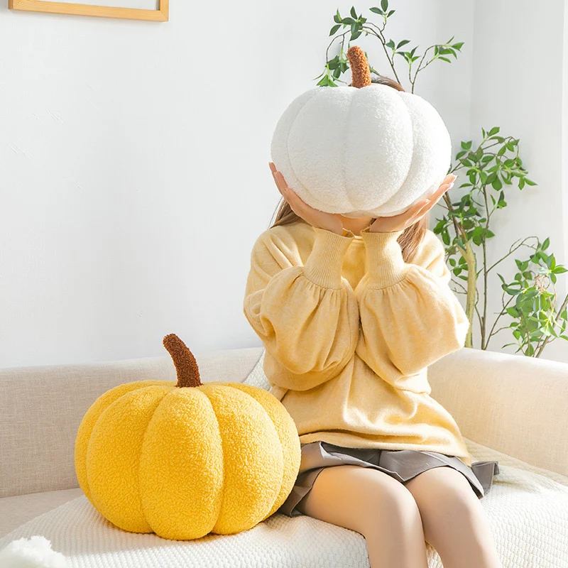 Cozy pumpkin pillow