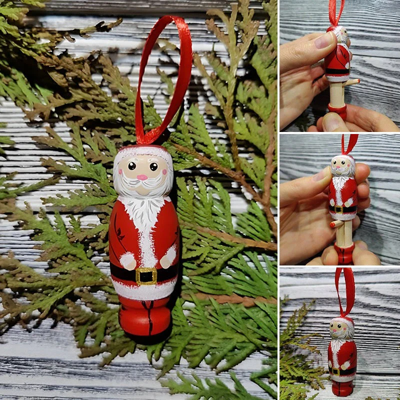 Funny santa ornament