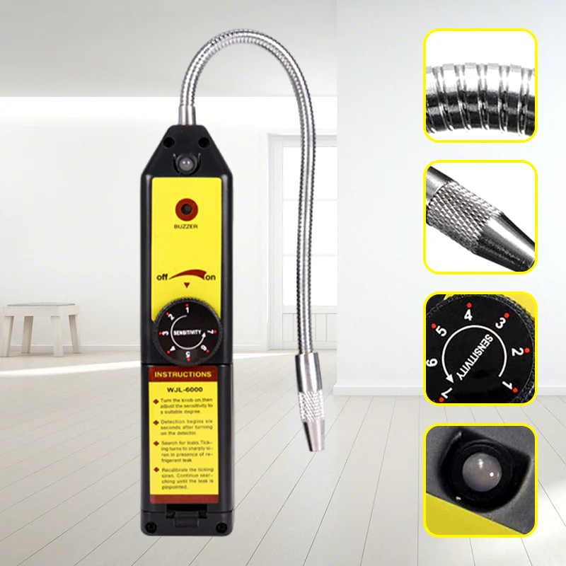 Halogen leak detector