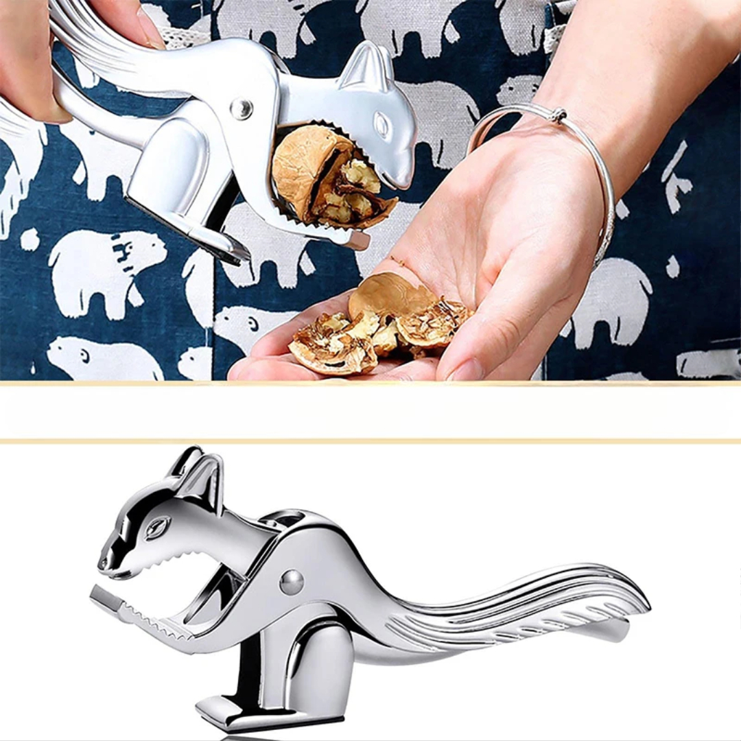 Multifunctional stainless steel nut cracker