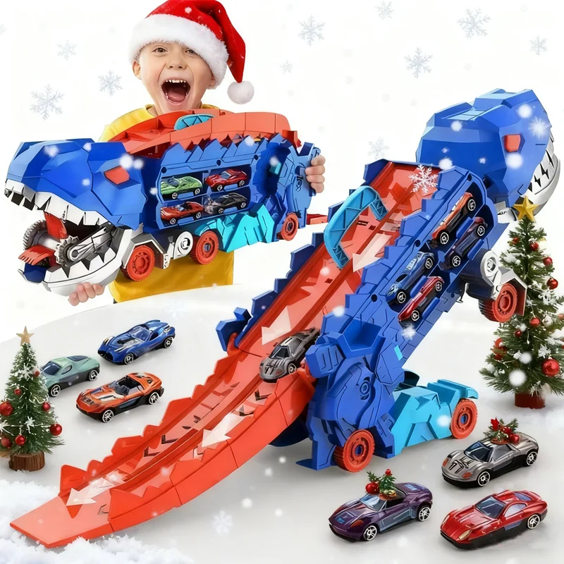 Dinosaur transport truck