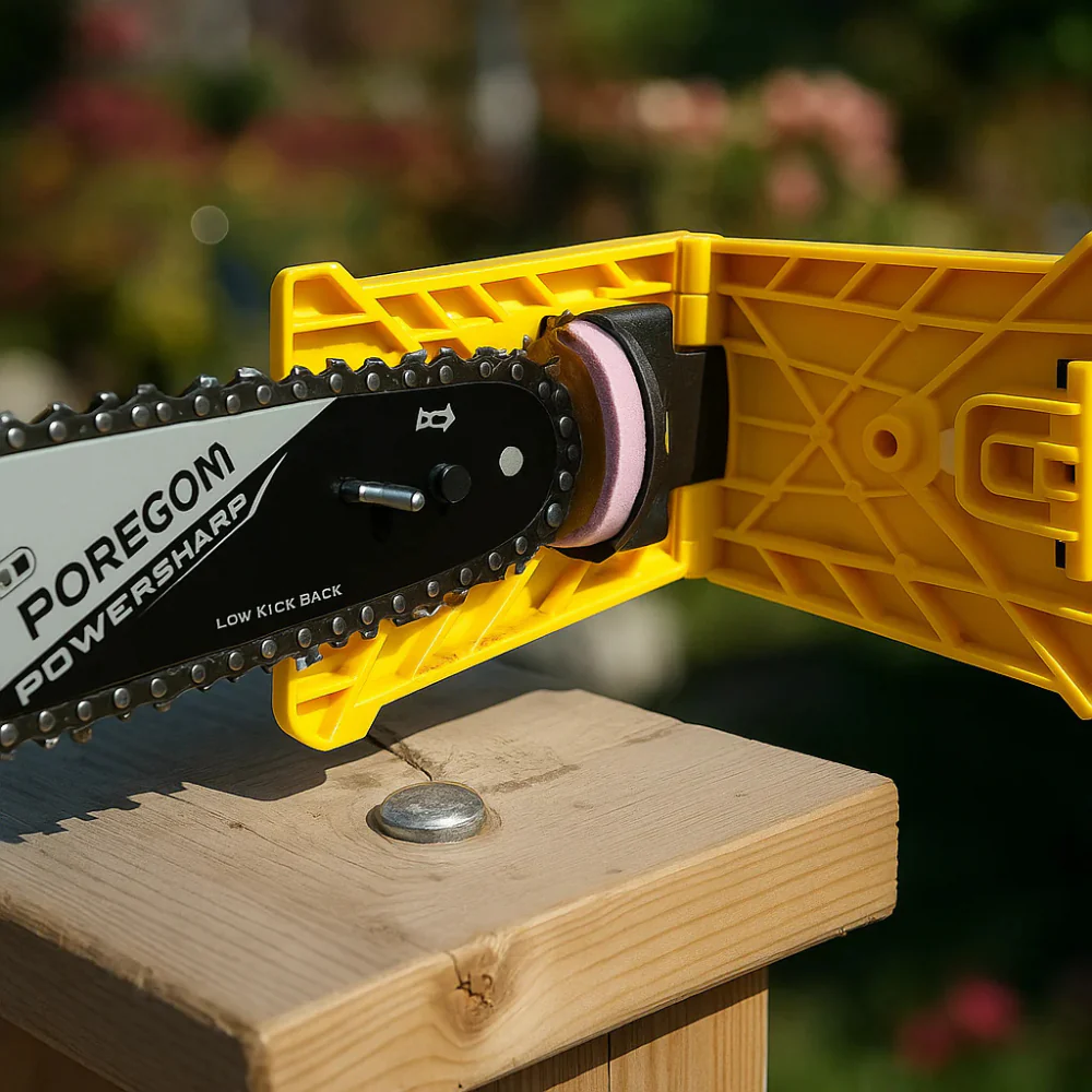 Ultra fast chainsaw sharpener
