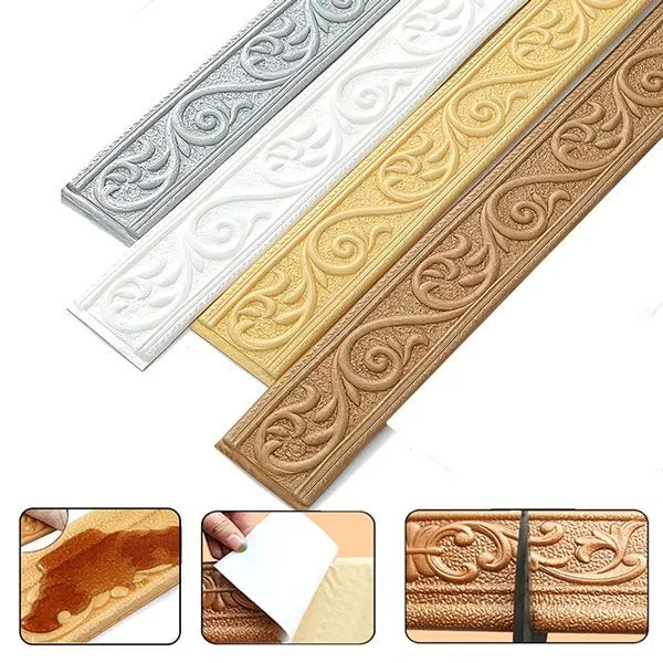 3D wall trim strip (2 pcs)