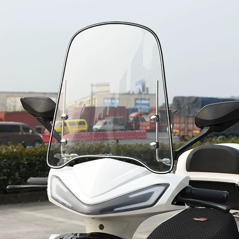 Motorcycle windshield