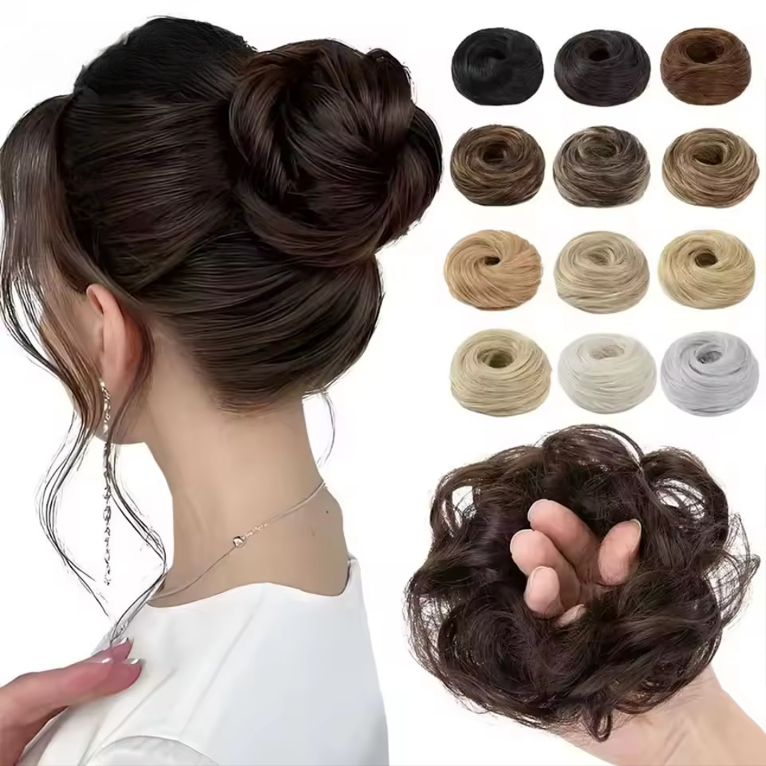 Voluminous hair ring (2 pcs)
